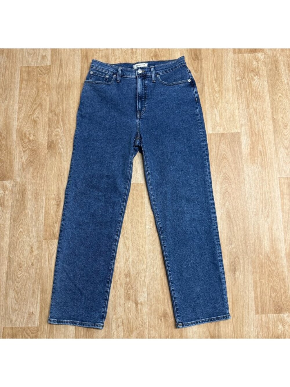 MADEWELL JEANS THE PERFECT VINTAGE STRAIGHT SIZE 28 CAPSULE HIGH RISE DENIM